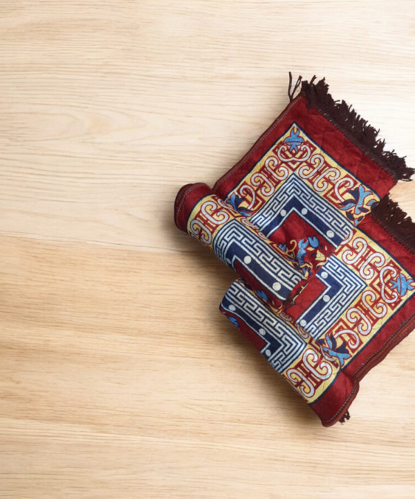 Traditional Pooja Aasan Yoga & Floor Mat – Ethnic Design for Meditation, Prayer & Decor 1Pc