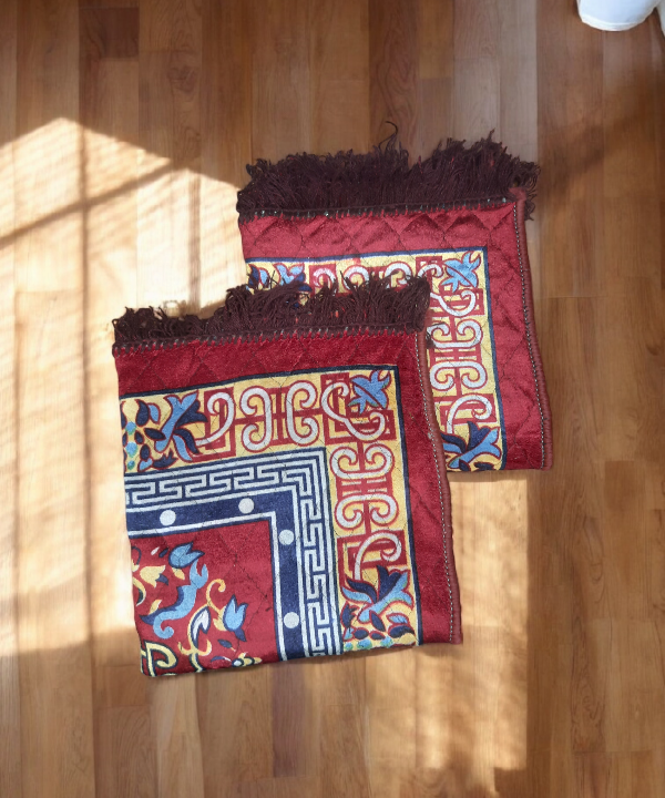 Traditional Pooja Aasan Yoga & Floor Mat – Ethnic Design for Meditation, Prayer & Decor 1Pc