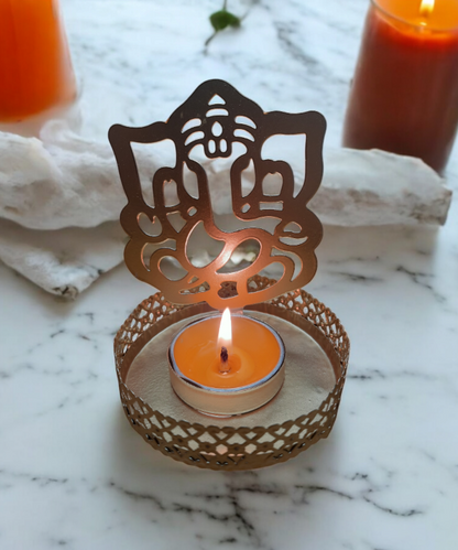 Ganesh Ji Shadow TeaLight Holder