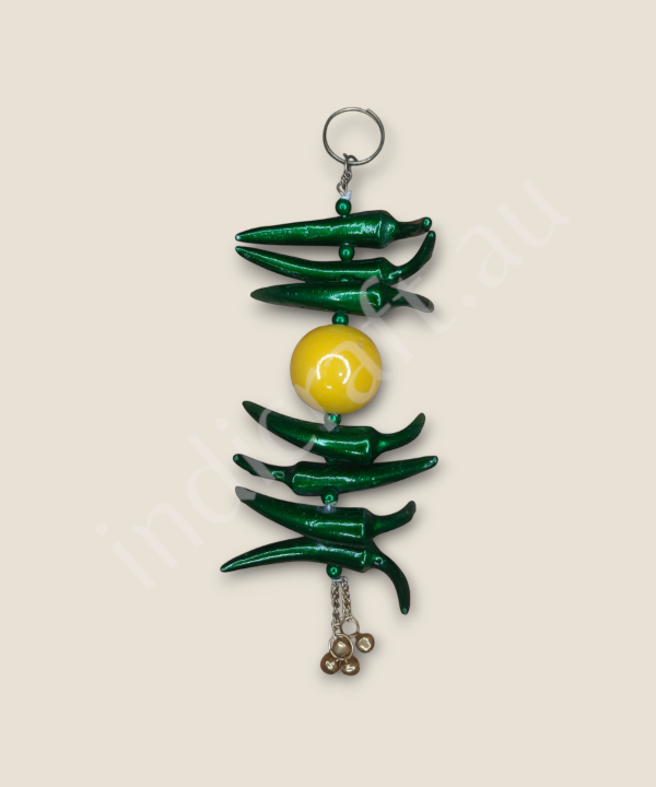 Nimbu Mirchi Wall Hanging, Nazar Battu for Home & Shop Protection