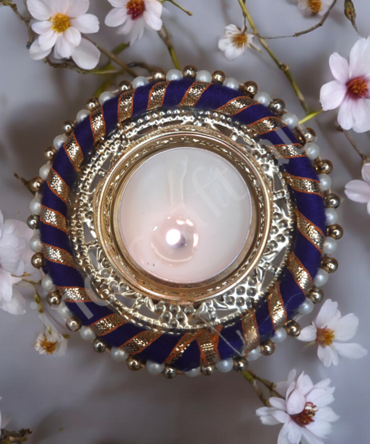 2pc Multicolor Handcrafted Decorative Tealight Candle Holder