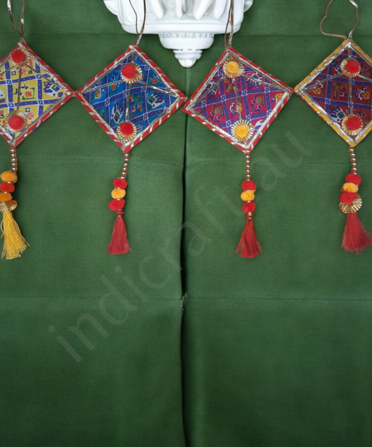 1pc Multicolor Handmade Colorful Kite Hanging Decoration for Wall/Door