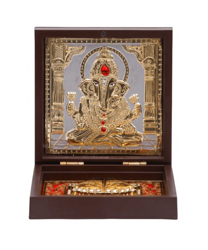 Ganesha/Ganpati ji Charan Paduka in a box