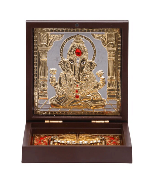 Ganesha/Ganpati ji Charan Paduka in a box