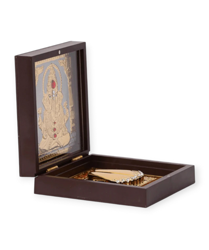 Ganesha/Ganpati ji Charan Paduka in a box
