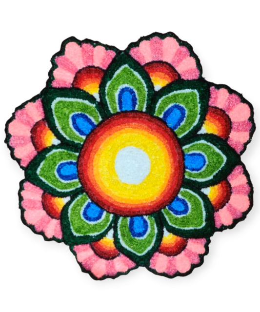 Round Rangoli Mat 3ft