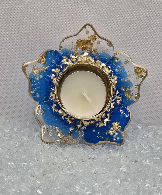Golden Glow Acrylic Tealight Holder