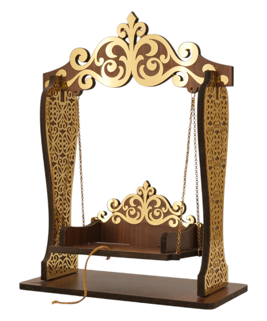 Unique Swing Palna Lord Krishna Janamashtami MDF Indian Gopal Jhula