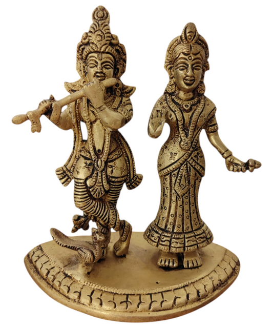 Radha Krishna Brass Idol