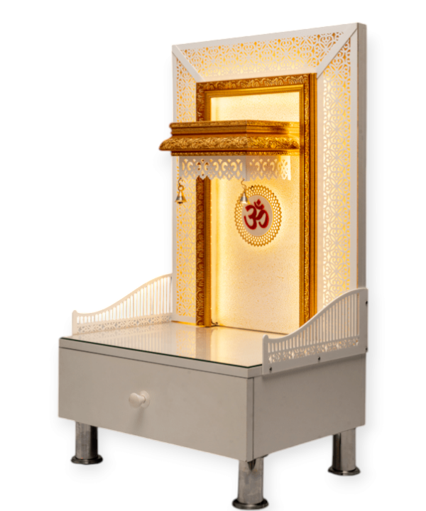 "Elegant Acrylic" Home Temple (Single Drawer)