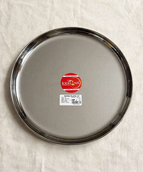 Stainless Steel Dinner Plate 12 Inch | China Plate