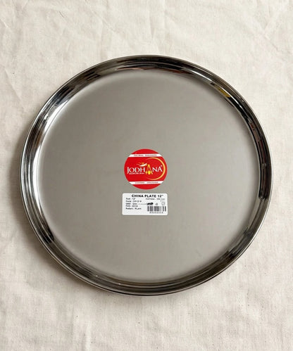 Stainless Steel Dinner Plate 12 Inch | China Plate