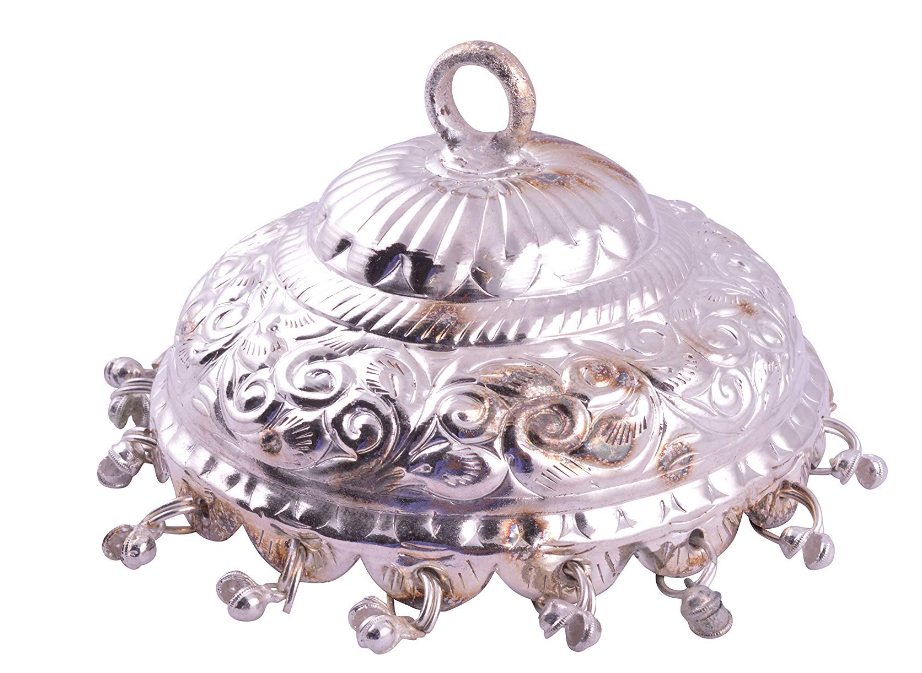 Silver plated Mandir Chattar