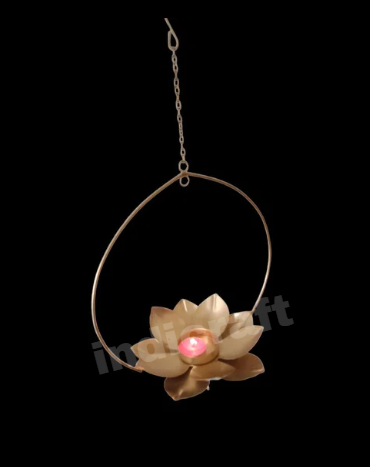 Hanging Lotus Tealight Holder