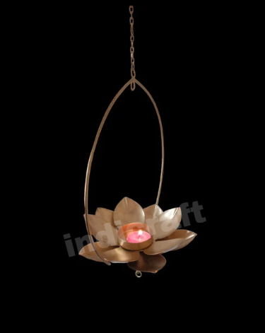 Hanging Lotus Tealight Holder