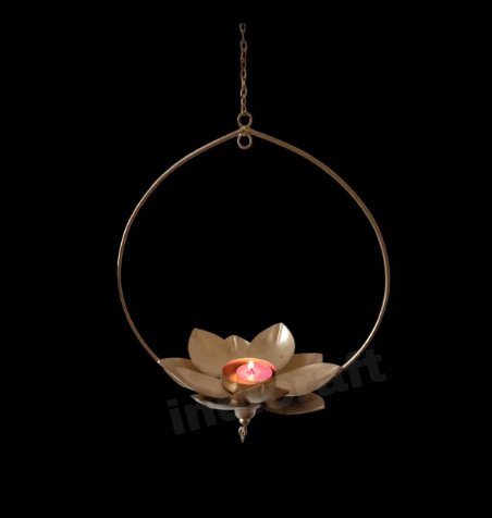 Hanging Lotus Tealight Holder