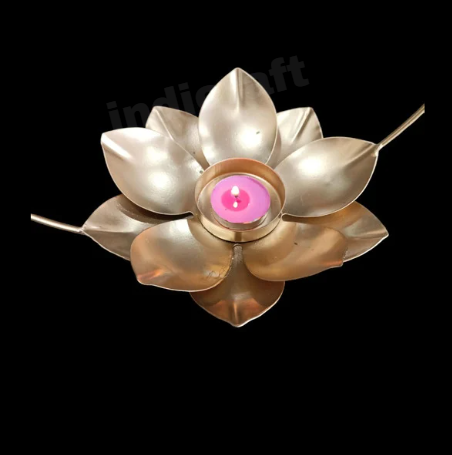 Hanging Lotus Tealight Holder