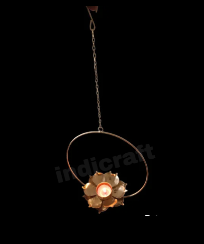 Lotus Shape Hanging Tealight Holder