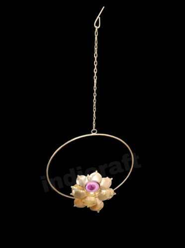 Lotus Shape Hanging Tealight Holder