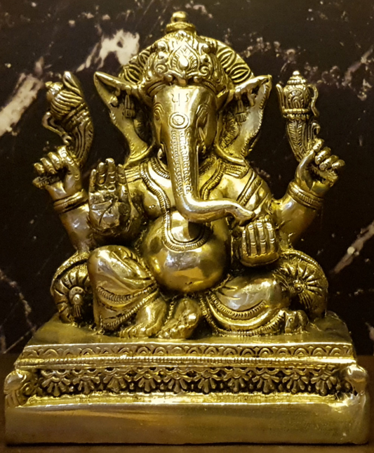 Lord Ganesha Statue in Brass
