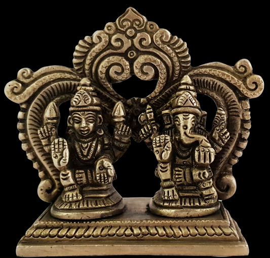 Lakshmi ji and Ganesha ji Statue/Murti