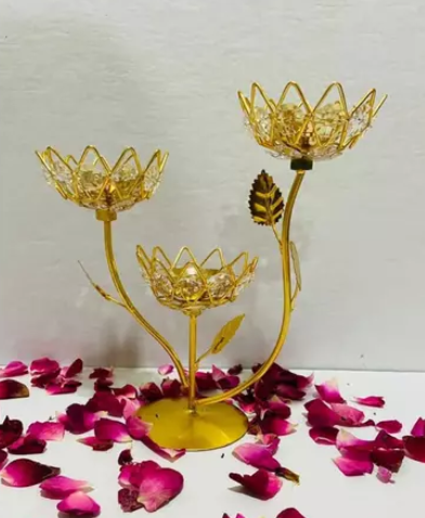 Crystal Tree Diya/Lamp