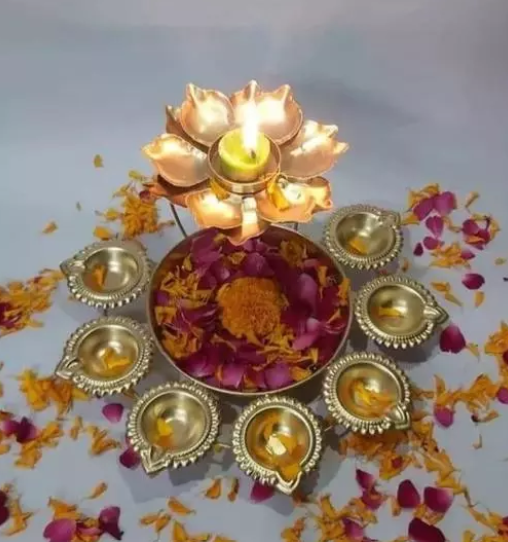 Urli with TeaLight Holder Diya