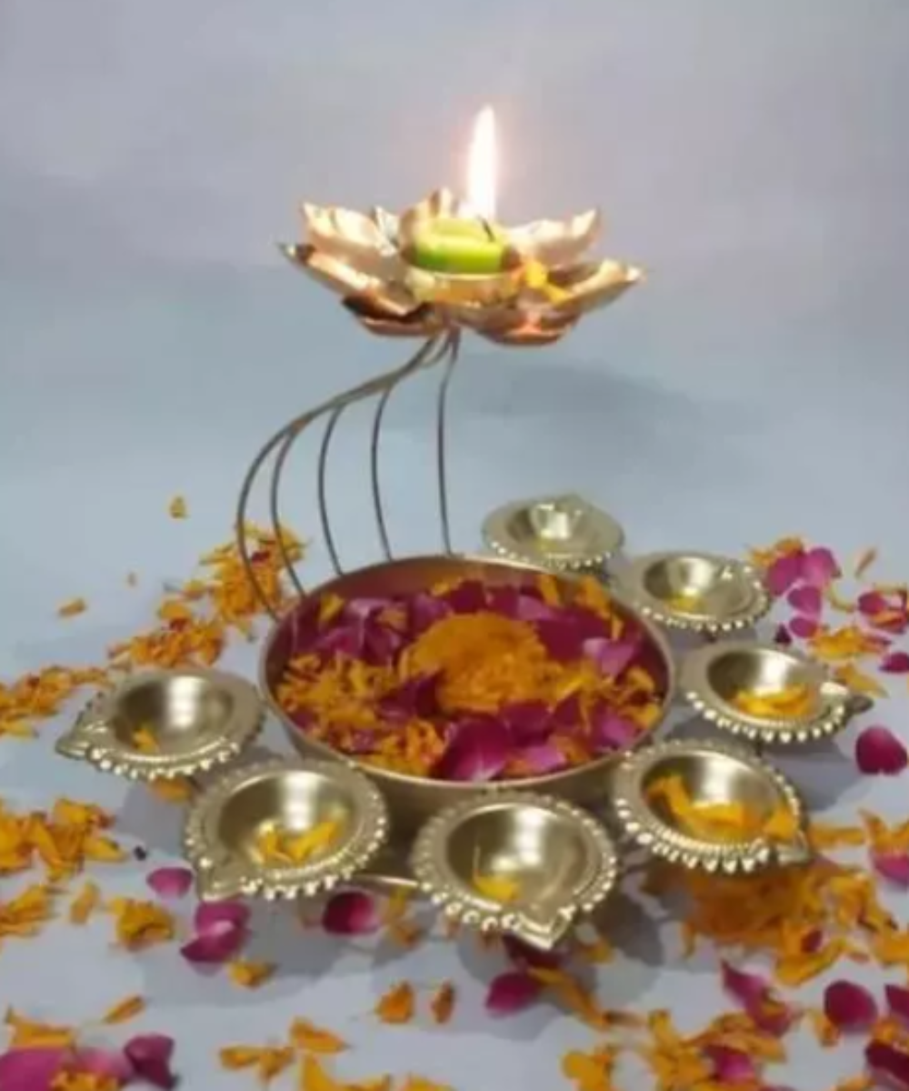 Urli with TeaLight Holder Diya