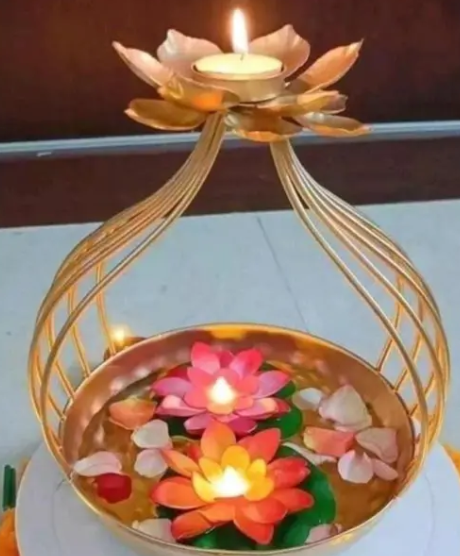 Lotus Tealight with Urli