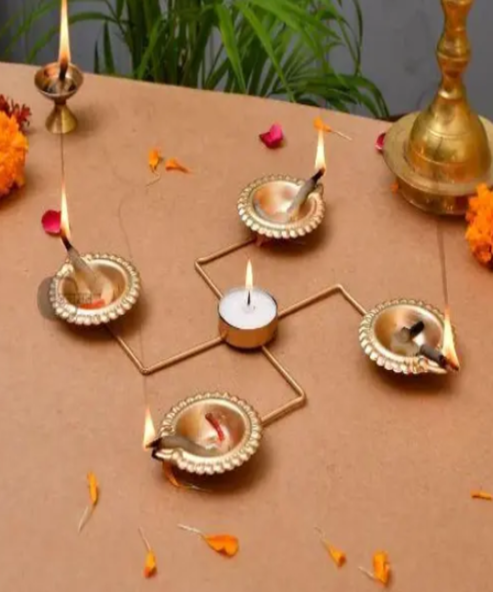 Swastik TeaLight Holder