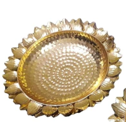 Leaf Decorative Urli - Diameter - 10 inch