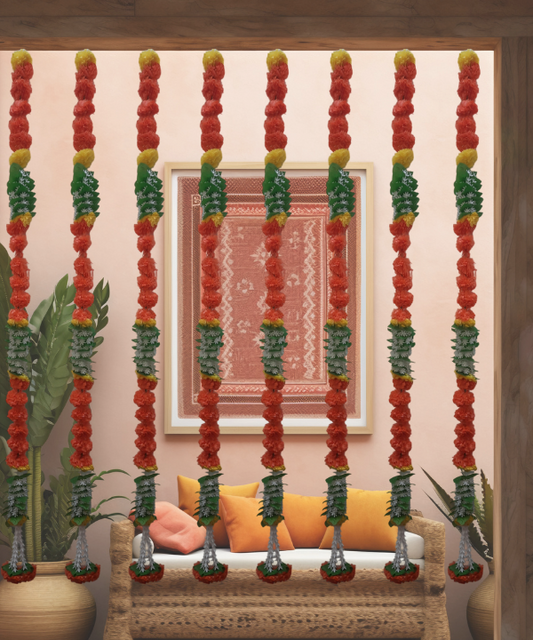 Decorative Marigold Hanging String(Set of 2)
