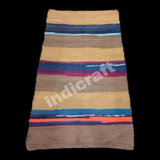 Cotton Chindi Mat/Dhurrie 72x48 (in inch)
