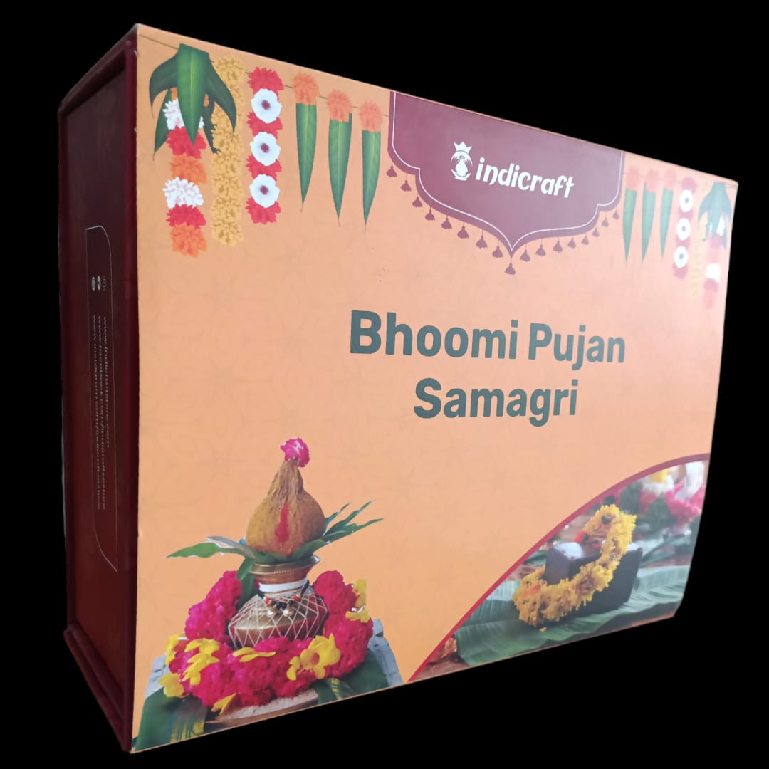 Bhoomi Pujan Samagri Box/ Bhoomi Pujan Items Kit