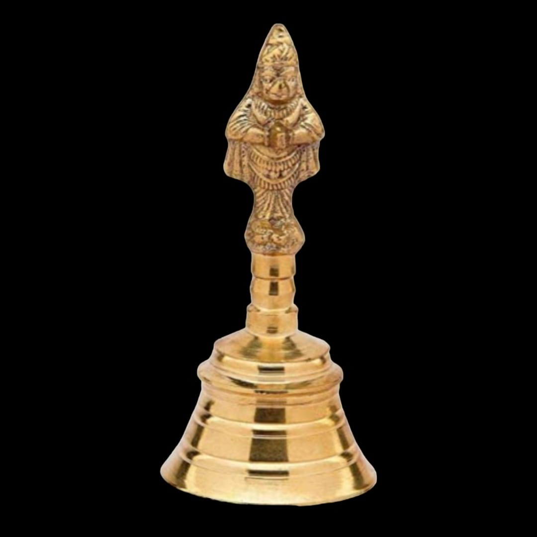 Brass Hanuman Pooja Ghanti/Bell