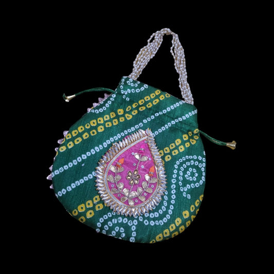 Women's Embroidered Clutch Purse Potli Bag Pouch Drawstring Bag Purse Potli Bag Pouch Wedding Favor Return Gift For Guests.