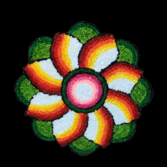 Round Rangoli Mat 2ft