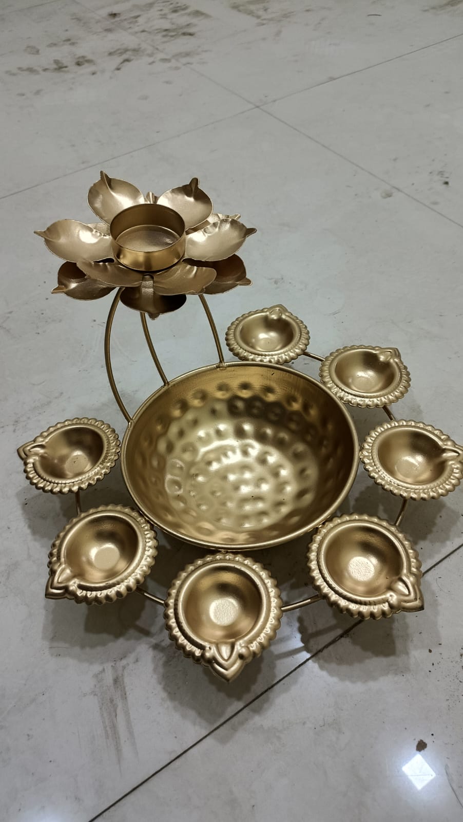 Urli with TeaLight Holder Diya