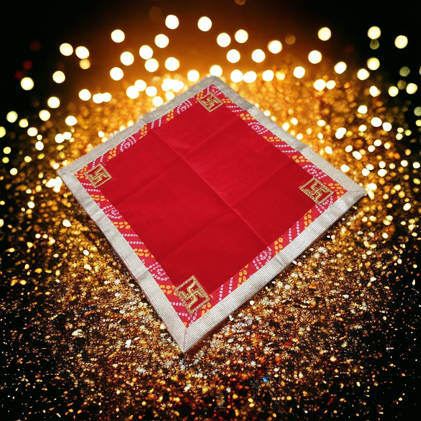 Square Velvet Pooja Aasan,Mat 60*60cm