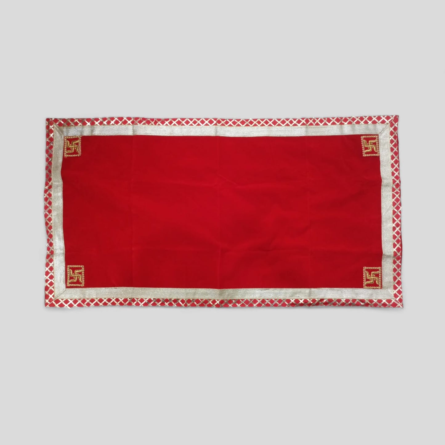 Rectangluar Velvet Pooja Aasan, Mat 60*76(in cm)