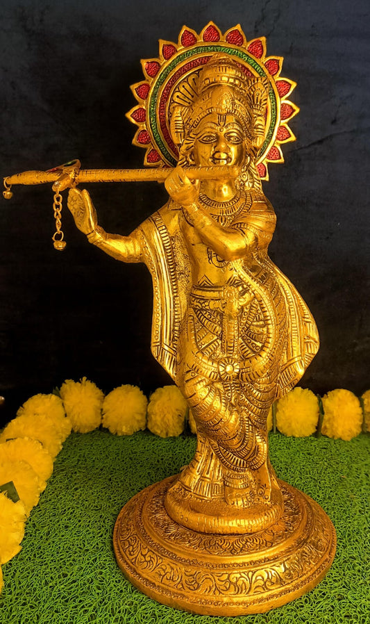 Krishna With Flute Statue