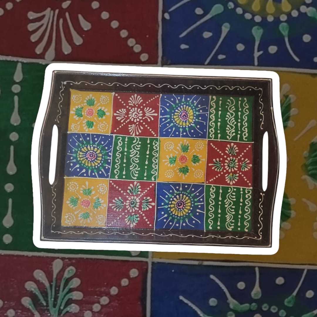 Printed Tileart Wooden Tray