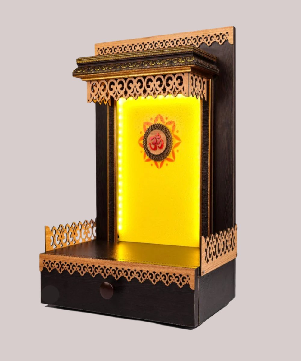 Pooja Mandir(Single Drawer) KP-122-EWM-15