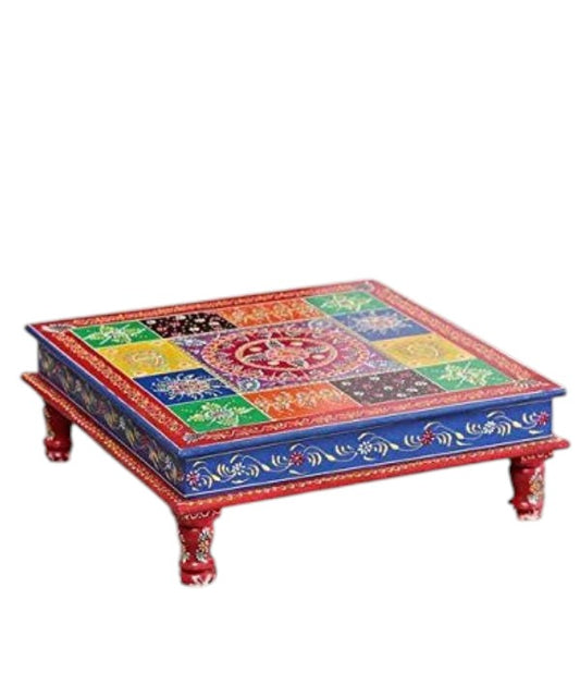 Wooden Chouki 18 inch