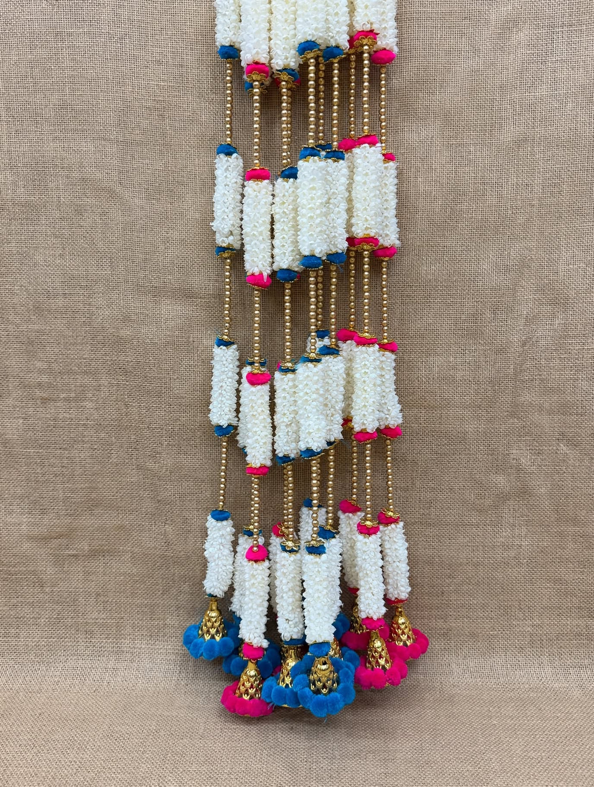 White Mogra Door Toran