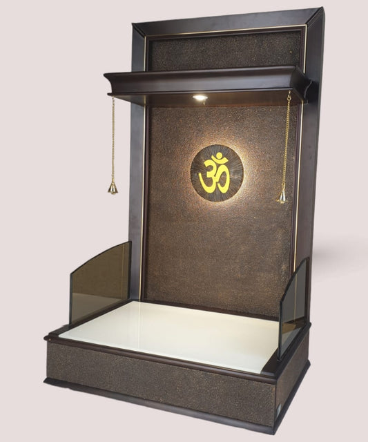 "The Classic"Pooja Mandir(Single Drawer)