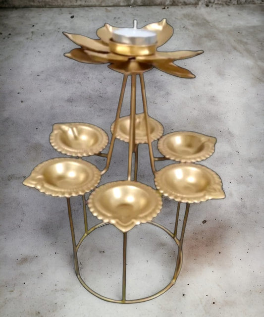 Lotus Standing TeaLight Holder