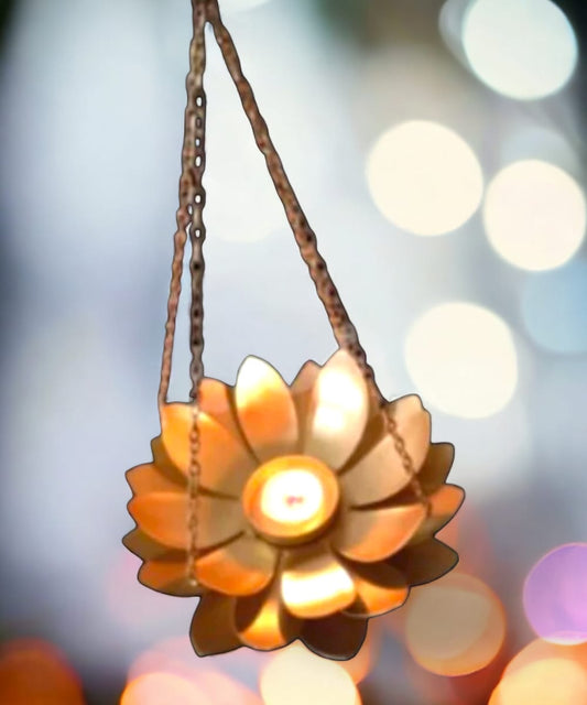 Lotus Flower Hanging Tealight