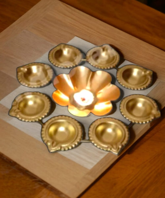 Metal Decorative Urli with TeaLight Holder