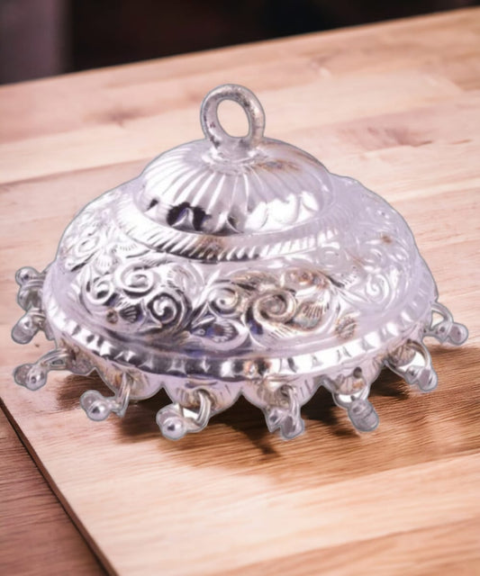 Silver plated Mandir Chattar